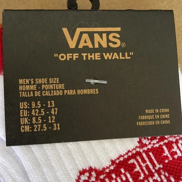 VANS “Off The Wall” Women’s socks - Picture 3 of 10